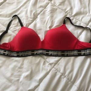Victoria's Secret Wireless Red Bra